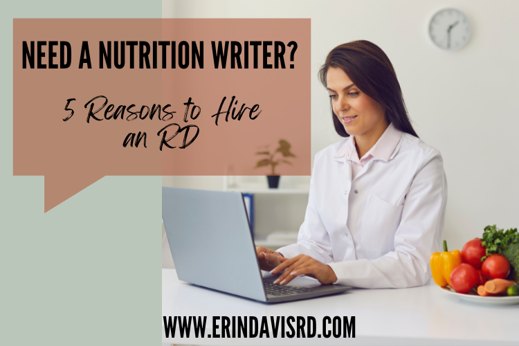 Nutrition Writer