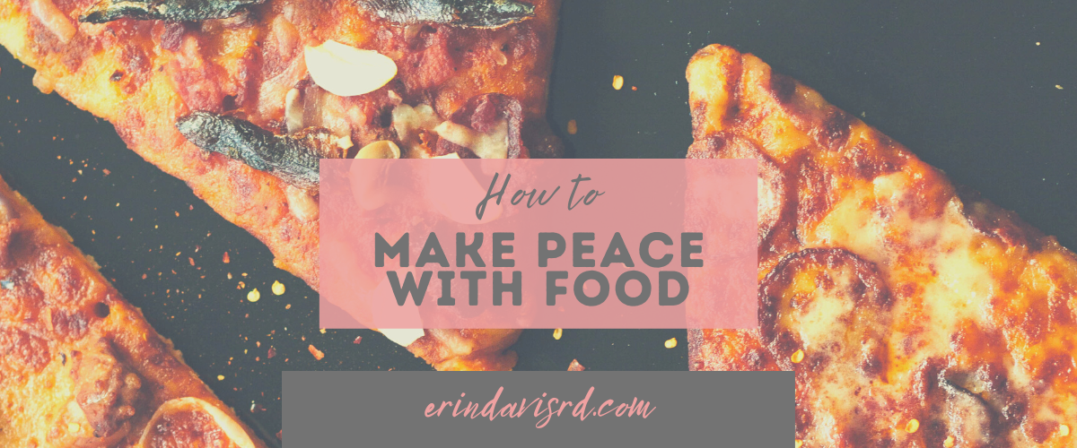 make peace with food