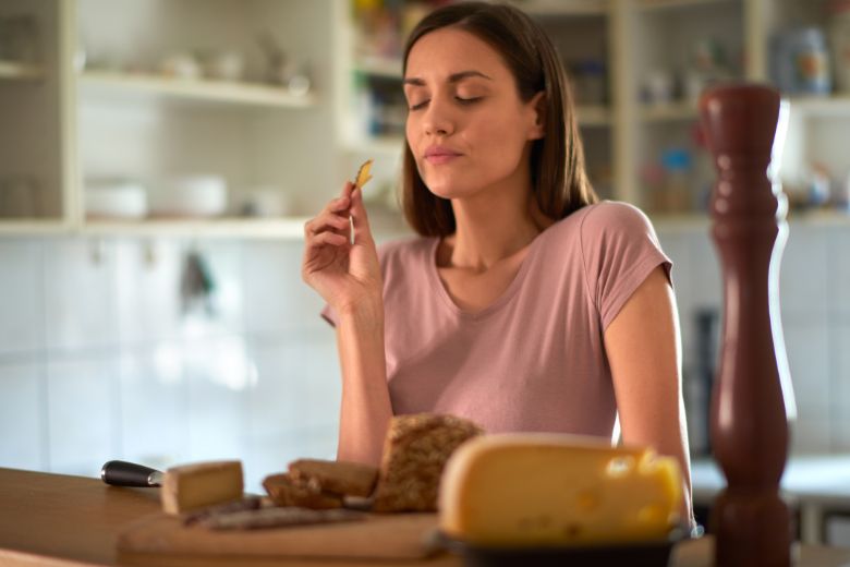 woman eating